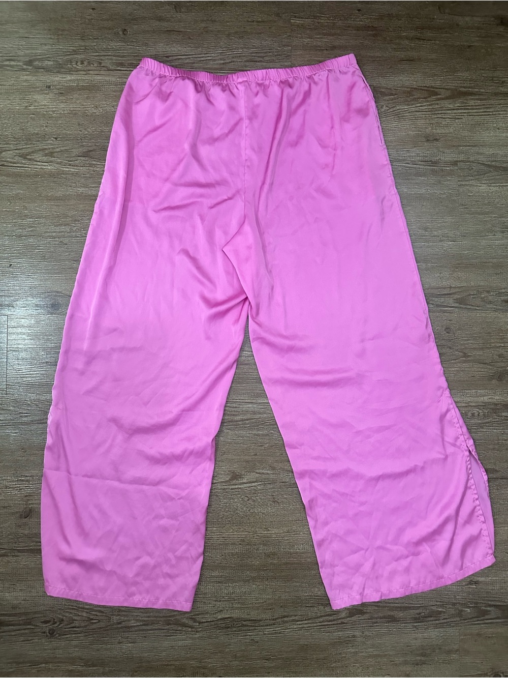 Auden Hot Pink Elastic Waist Lounge Pants